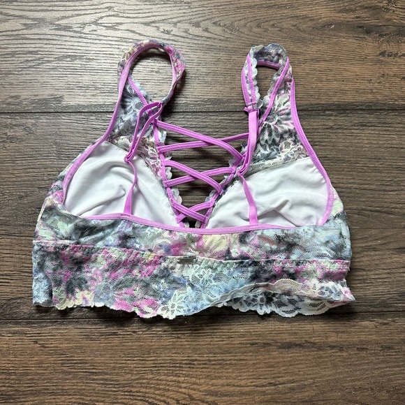 PINK Victoria's Secret Multicolor Lace Bralette - Picture 2 of 2